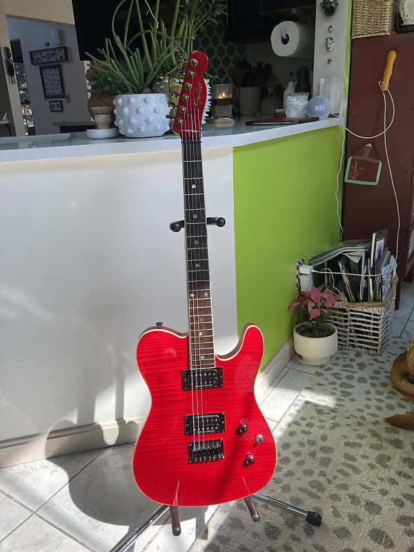 Fender Special Edition Custom Telecaster FMT HH 2022 - Crimson Red Transparent image 1