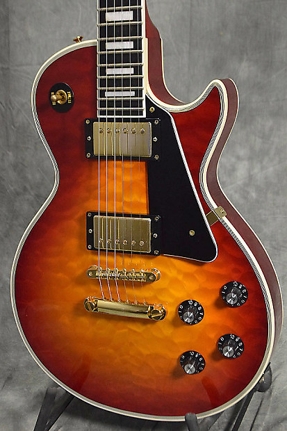 Edwards-E-LP-120CD QM Cherry Sunburst | Reverb