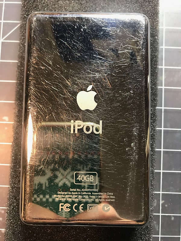 Apple iPod classic 40GB 4th Gen A1099 2004 - white | Reverb