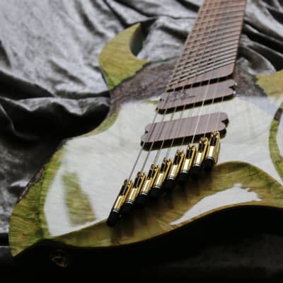 GB Liuteria Boutique guitar Sephiroth 8 string fanned image 19