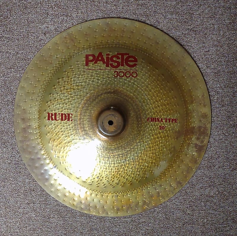 Paiste 20" 3000 RUDE China Type Cymbal image 1