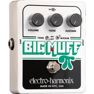 Electro-Harmonix Big Muff Pi with Tone Wicker Distortion Sustainer Pedal image 1