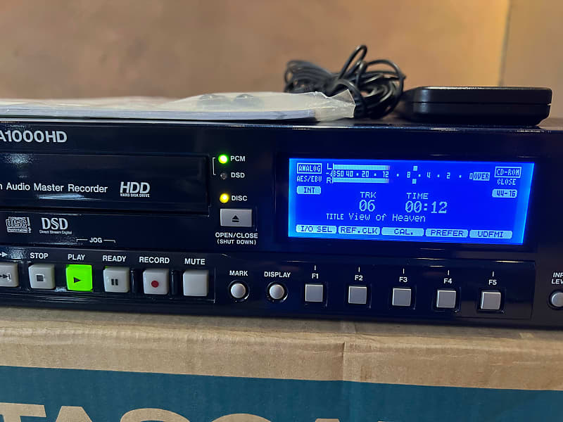 TASCAM DV-RA1000HD High Definition Stereo Master Recorder 