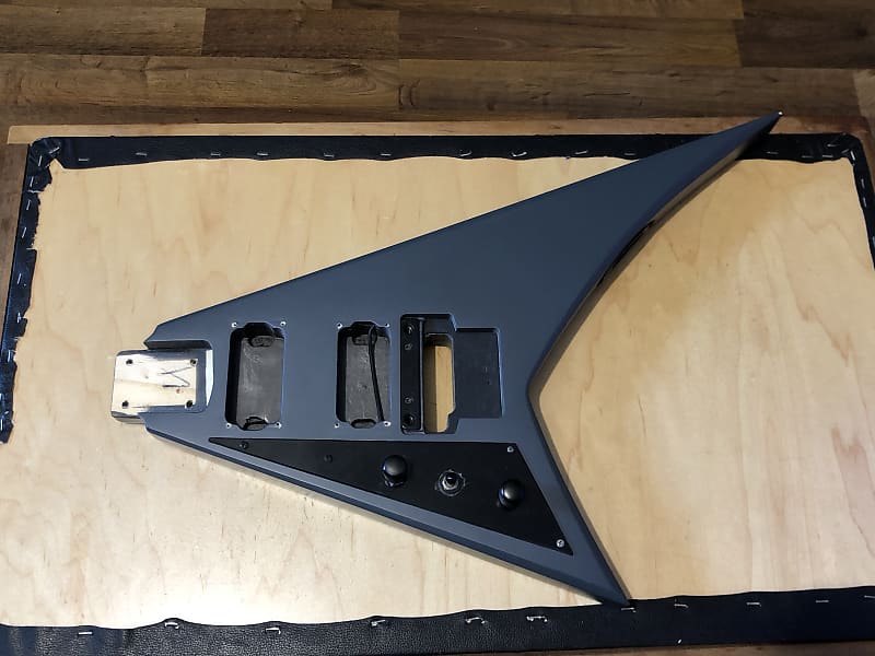 Jackson JS32 JS3 RR Rhoads Semi Loaded Satin Gray | Reverb Canada
