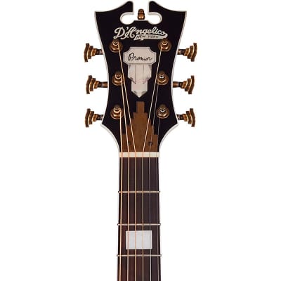 D'Angelico Premier Series Lexington Dreadnought Acoustic-Electric Guitar Vintage Natural image 5
