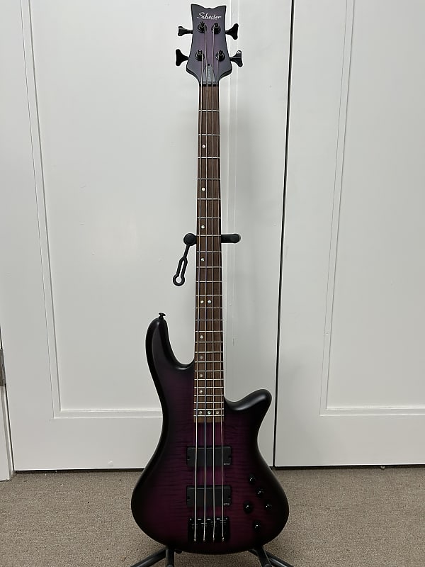 Schecter stiletto studio 4 purple deals burst