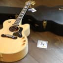 RARE! 2006 Gibson Custom J-190EC Super Fusion Acoustic/ Electric Flamed Maple Back/ Sides + OHSC