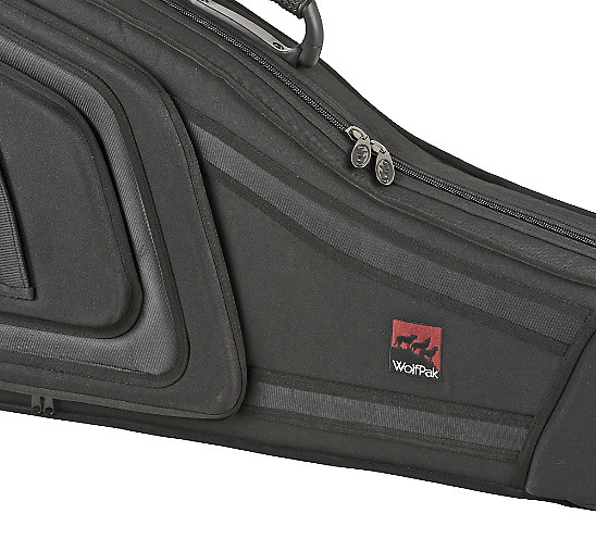 Wolfpak classical guitar polyfoam case Black