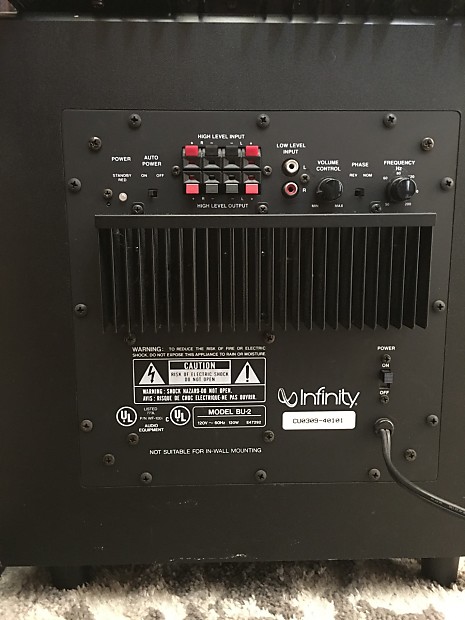 infinity BU-2 ウーファー Infinity BU-2 Powered Subwoofer for sale online | eBay