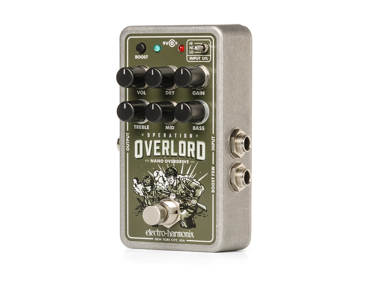Electro-Harmonix EHX Nano Operation Overlord Stereo Overdrive Effects Pedal