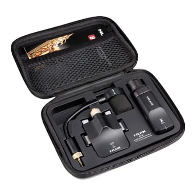 NuX B-6 Saxophone Microphone Wireless System with Charging Case image 1