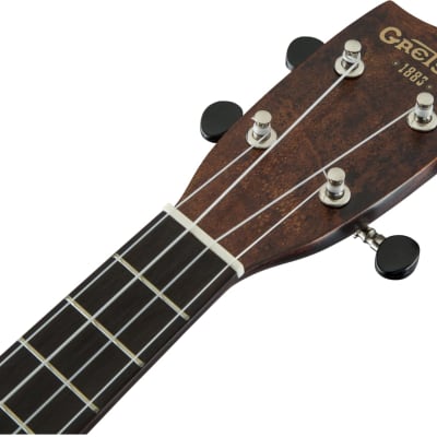 Gretsch G9100-L Long Neck Soprano Size Standard Mahogany Ukulele with Gig Bag image 7