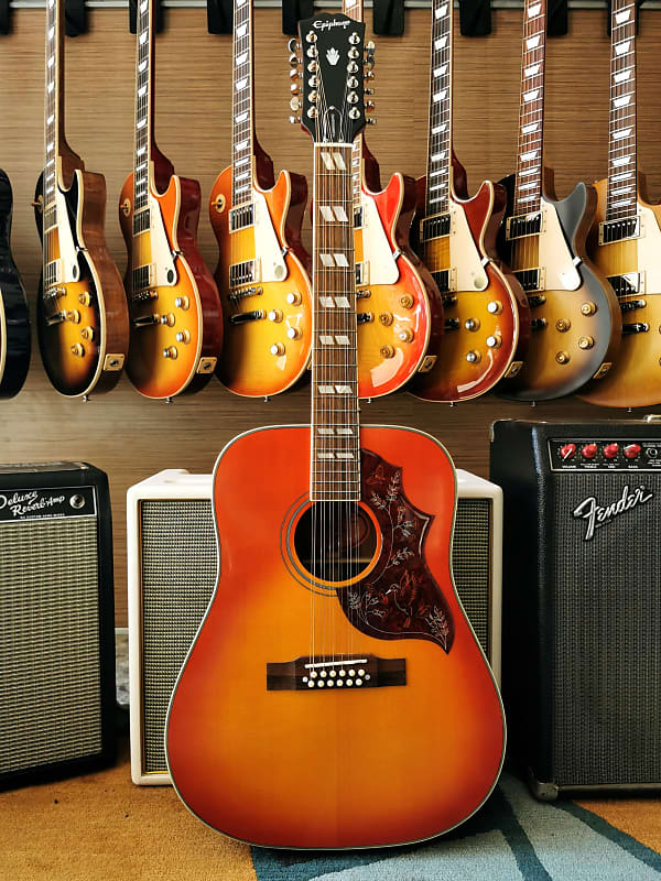 Epiphone Inspired by Gibson Hummingbird 12-String All Solid 2023