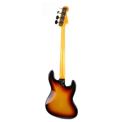 Fender American Vintage II 1966 Jazz Bass Left-Handed 3-Tone Sunburst Used image 3
