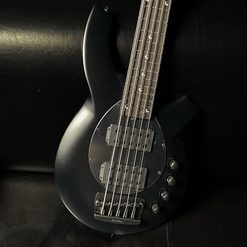 Ernie Ball/Music Man Bongo 5 HH Bass Guitar | Stealth Black | Brand New |  $95 Worldwide Shipping