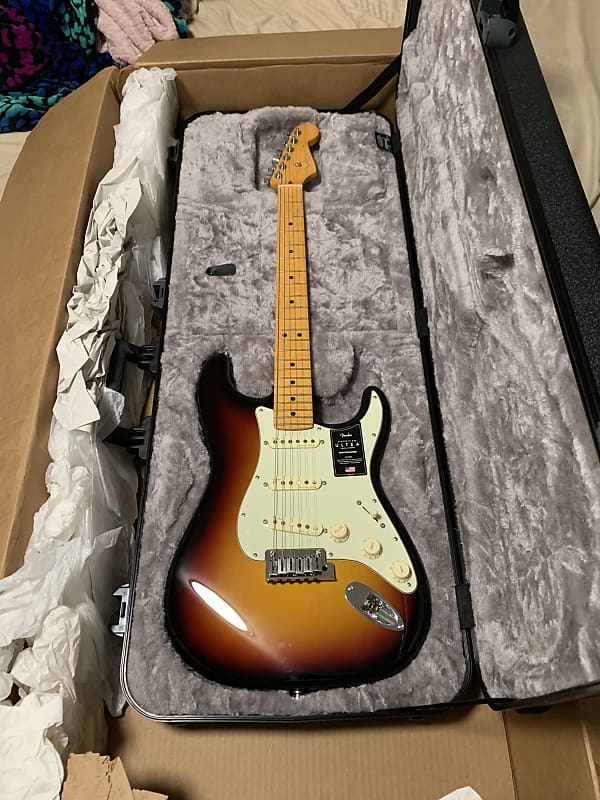 Fender American Ultra Stratocaster Maple Fingerboard Electric | Reverb