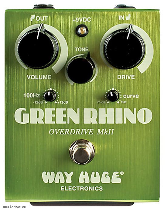 Way Huge Electronics WHE-207 Green Rhino MKIV Overdrive pedal