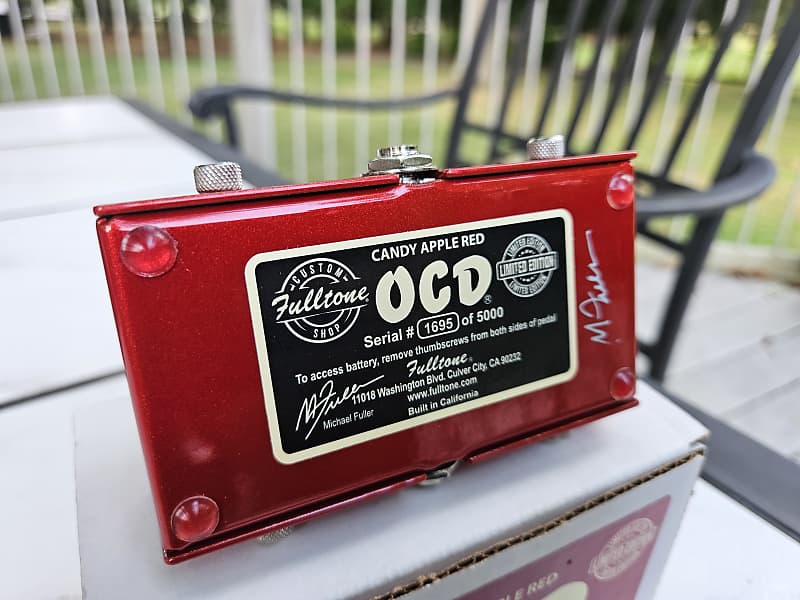 Fulltone Limited Edition OCD V2 2018 - Candy Apple Red | Reverb Fulltone Limited Edition OCD V2 2018 - Candy Apple Red | Reverb