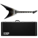 ESP E-II Arrow NT Black Silver Fade Electric Guitar + Hard Case EII Stoptail