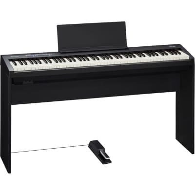 ROLAND FP-30 DIGITAL PIANO, Keyboard Stand, SONGMICS Piano Bench, Sustain Pedal Bundle image 5