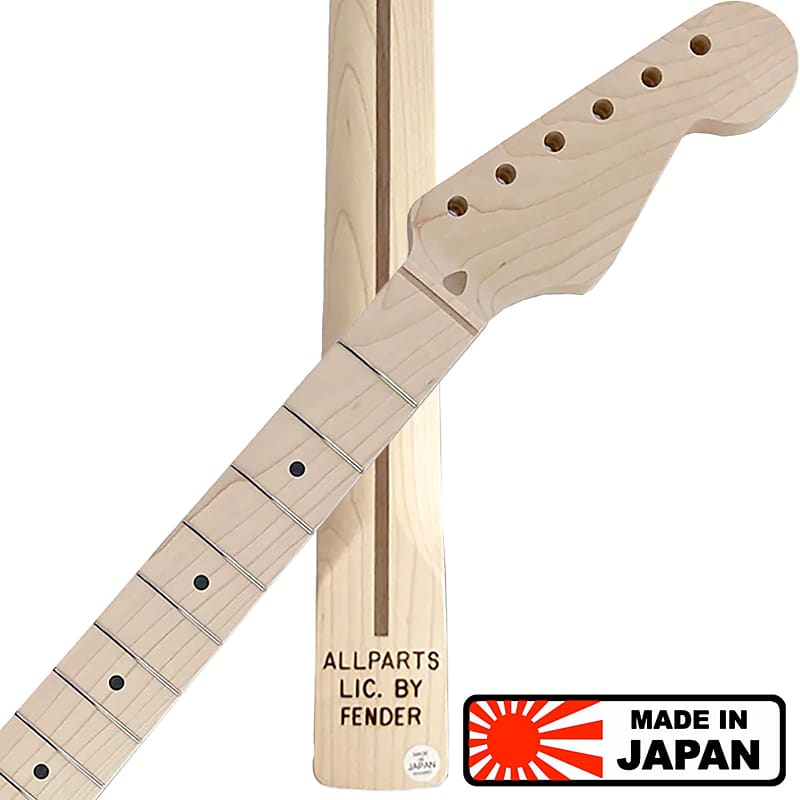 NEW Allparts SMO-C Fender Licensed Stratocaster® "C" Neck 21 Frets 1 piece MAPLE image 1