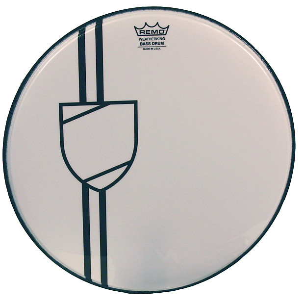 Remo 24 Custom Shield Graphic Bass Drum Head