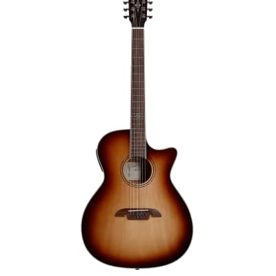 Alvarez AG60-8CESHB Artist Grand Auditorium Acoustic Electric Guitar - Shadowburst image 2