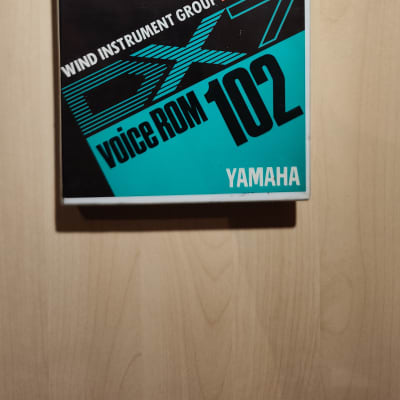 Yamaha Voice ROM 102 Memory Cartridge for DX7 Synthesizer rare vintage sounds