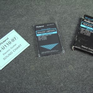 Roland Sound Library SN-U110-07 Electric Guitar Sound Card For U-110 Synth MIJ image 3