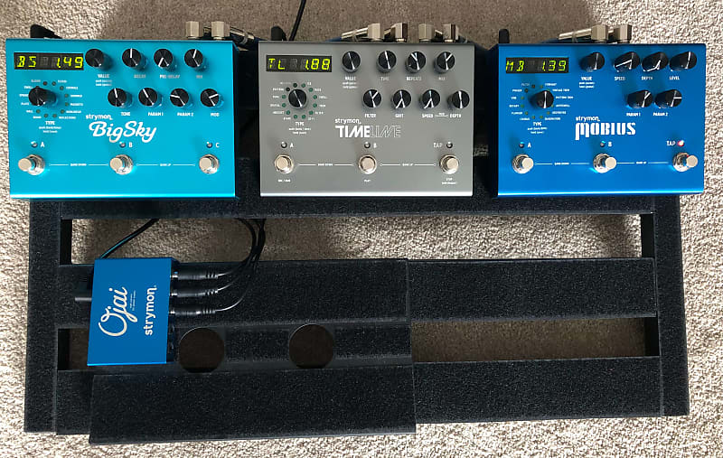 Strymon Trinity: BigSky, Timeline, Mobius, Ojai, Pedaltrain Strymon Trinity: BigSky, Timeline, Mobius, Ojai, Pedaltrain