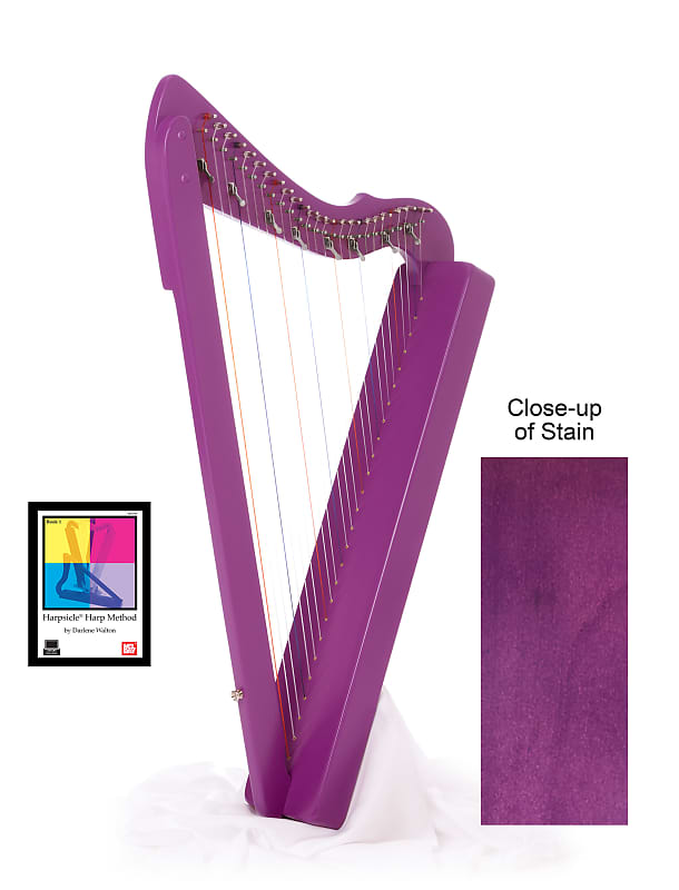 Sharpsicle Harp w/ Book & DVD - Purple image 1