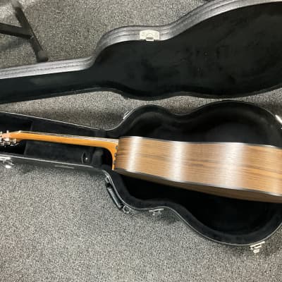 Taylor 150e walnut 12 String acoustic electric guitar made in Mexico 2017-2018 with ES2 electronics in excellent condition with original taylor deluxe hard case and case candy . image 15