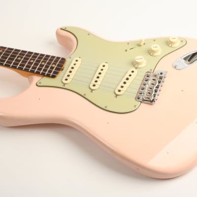 Fender Custom Shop Limited 1964 Stratocaster Journeyman Relic Super Faded Aged Shell Pink CZ567759 image 10