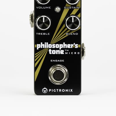 Pigtronix PTM Philosopher's Tone Micro Compressor Sustainer Effects Pedal image 1