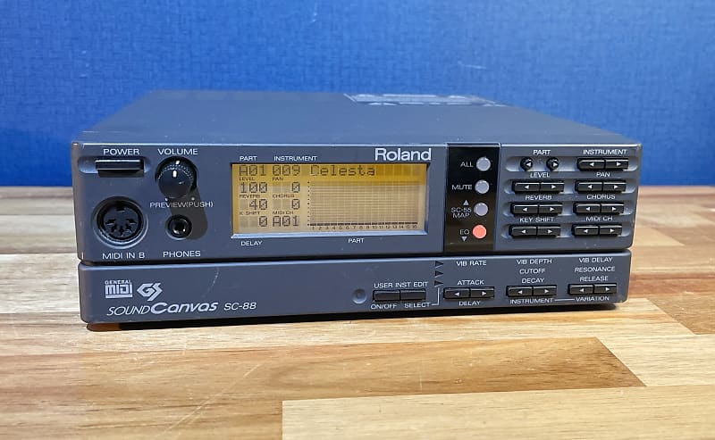 Roland SC-88 Sound Canvas GS Sound Module | Reverb