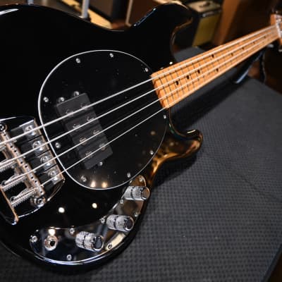 Ernie Ball Music Man Retro ‘70s StingRay Bass - Black #0459 image 3
