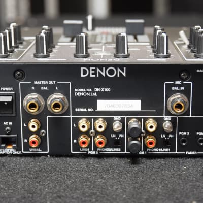 Denon DN-X100 Professional 2-Channel DJ Mixer | Reverb
