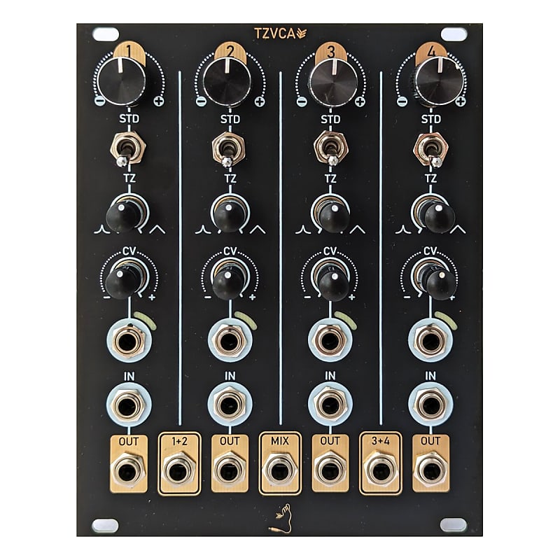 Tenderfoot TZVCA Four Quadrant VCA & Mixer Eurorack Module Reverb UK