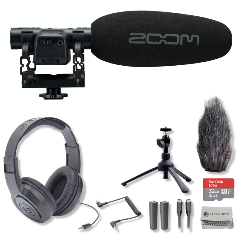 Zoom M3 MicTrak Shotgun Microphone and Recorder with MDR 