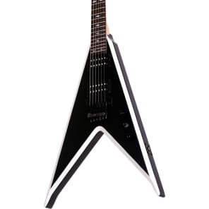 B.C. Rich MK3-JV-BKWB Junior V MkIII Black with White Bevels | Reverb