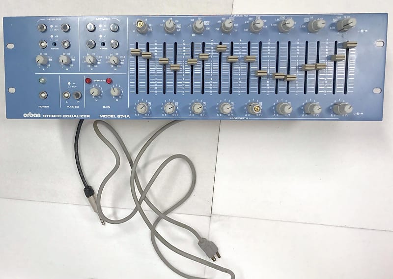 Orban Model 674A Stereo Rackmount Equalizer (Used) Reverb