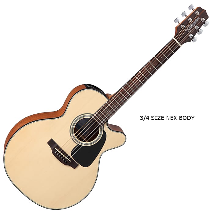 Takamine GX18CE-NS G-Series Mini Acoustic Guitar in Natural Finish image 1