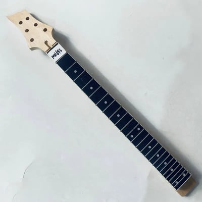 Unfinished DIY Project Maple Guitar Set In Neck, Rosewood 24 Frets Fingerboard