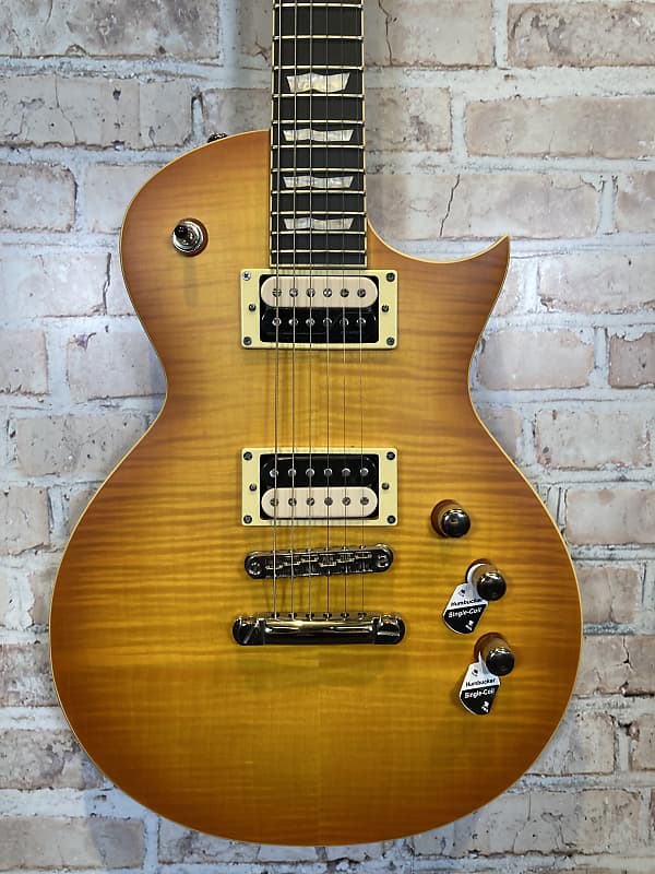ESP LTD EC-1000T Electric Guitar (Honey Burst Satin) (Hollywood, CA) image 1