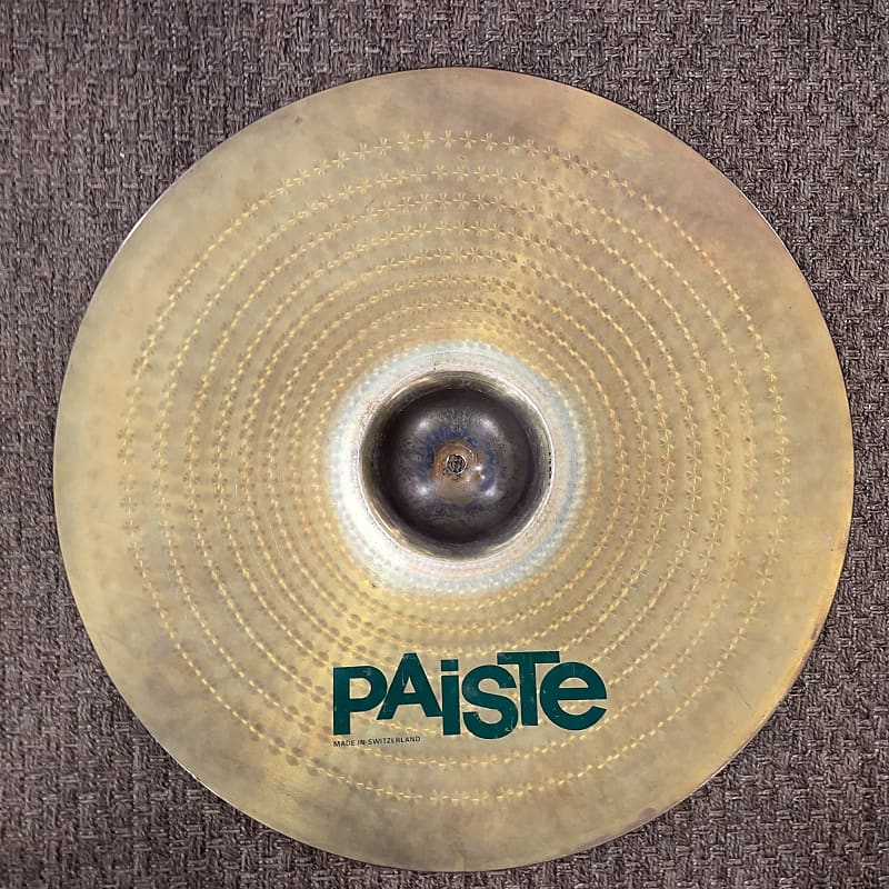 Paiste 1000 RUDE 22” Ride/Crash CRACKED 80's - RUDE | Reverb