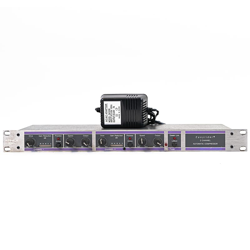 Aphex 108 2チャンネルAUTOMATIC COMPRESSOR Aphex 108 Easyrider, 2 Channel Automatic Compressor, Vintage