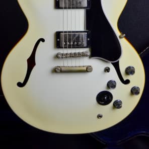 Gibson ES333/345 conversion 2003 White top, Cherry Back and Sides image 5