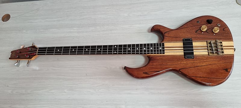 Aria Pro II SB-1000 1980 Dark Brown Wood Active Super Bass + Skin Gigbag  -200$ Super Off image 1