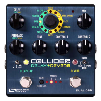 Source Audio Collider Delay + Reverb effects pedal image 1