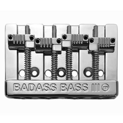 Leo Quan Badass III 4-String Bass Bridge Grooved Saddles Nickel BB-3343-001 for sale